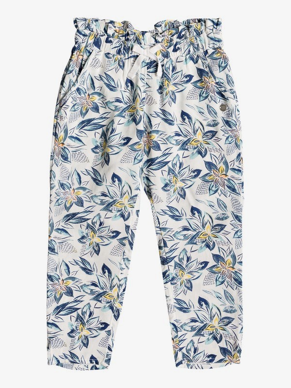 roxy, Girl's 2-6 Your Life Viscose Pants, MARSHMALLOW FLOWER SPIRIT (xmbw) 0 Girl's 2-6 Your Life Viscose Pants Pink ERLNP03036 Roxy