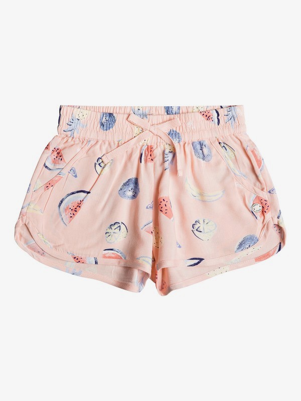 roxy, Girl's 2-6 Sunny Sunny Beach Shorts, PEACH BUD FRUIT JUICE (meg6) 0 Girl's 2-6 Sunny Sunny Beach Shorts Pink ERLNS03029 Roxy