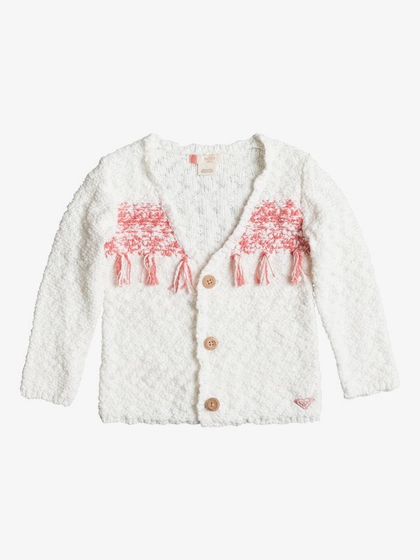 Jesper Out - Button-Up Cardigan ERLSW03015 0 Girls 2-6 Jesper Out Button Up Sweater ERLSW03015 Roxy