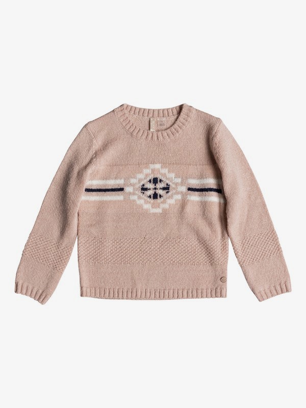roxy, Across The Sky - Pullover für Mädchen 2-7, PEACH WHIP (mek0) 0 Across The Sky - Pullover für Mädchen 2-7 Rosa ERLSW03021 Roxy