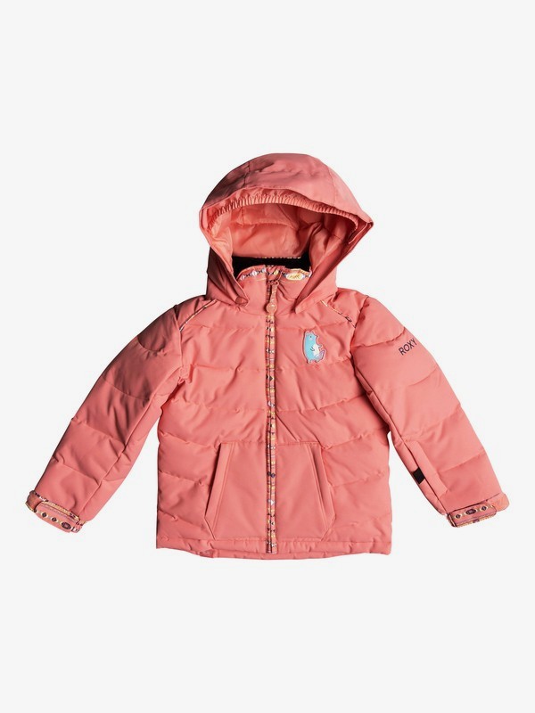 roxy, Girl's 2-6 Anna Snow Jacket, SHELL PINK (mhg0) 0 Girl's 2-6 Anna Snow Jacket Pink ERLTJ03008 Roxy