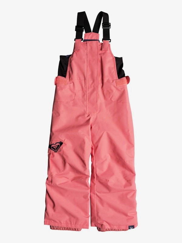roxy, Girl's 2-6 Lola Snow Bib Pants, SHELL PINK (mhg0) 0 Girl's 2-6 Lola Snow Bib Pants Pink ERLTP03005 Roxy