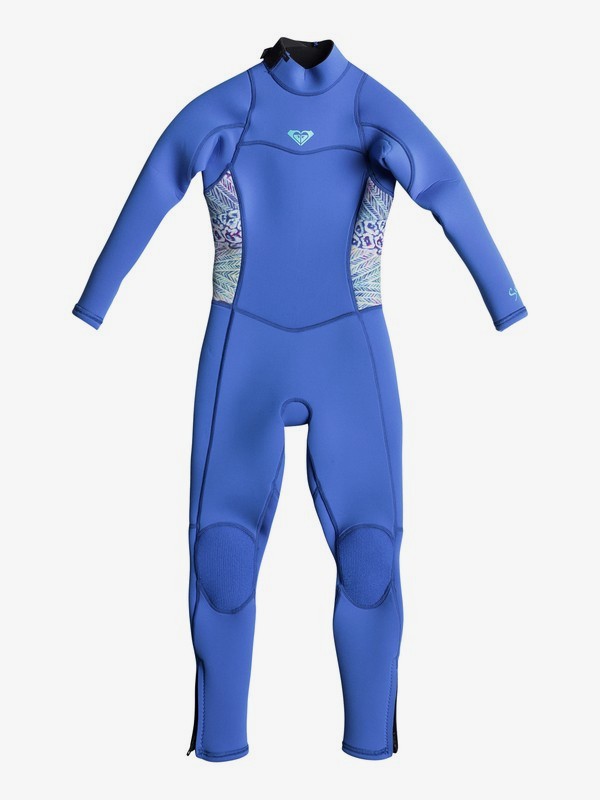 roxy, 3/2mm Syncro Series - Back Zip FLT Wetsuit for Girls 2-7, SEA BLUE II (byh0) 0 3/2mm Syncro Series - Back Zip FLT Wetsuit for Girls 2-7 Blue ERLW103000 Roxy