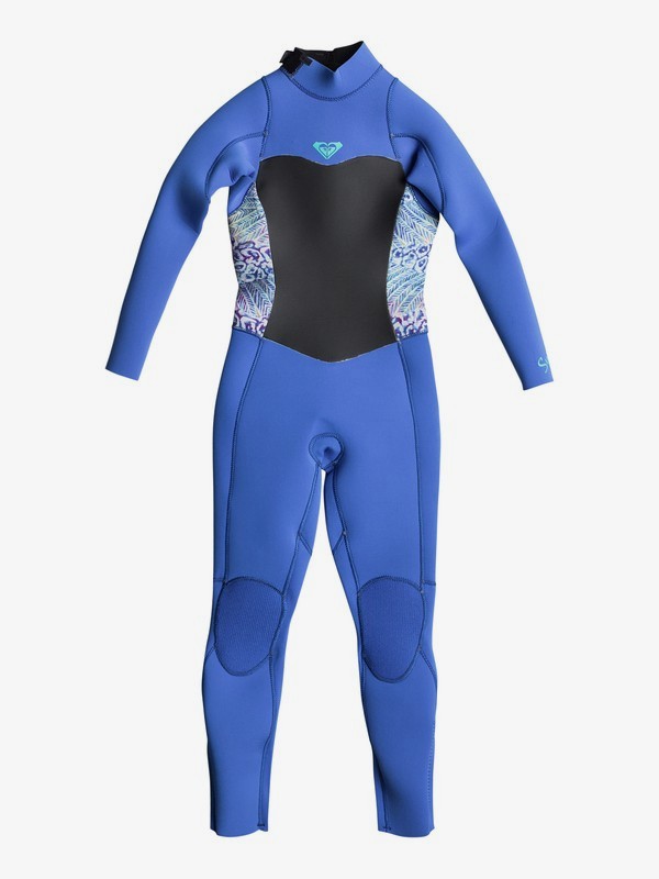 roxy, Girl's 7-14 4/3mm Syncro Series Back Zip GBS Wetsuit, SEA BLUE II (byh0) 0 Girl's 7-14 4/3mm Syncro Series Back Zip GBS Wetsuit Blue ERLW103002 Roxy
