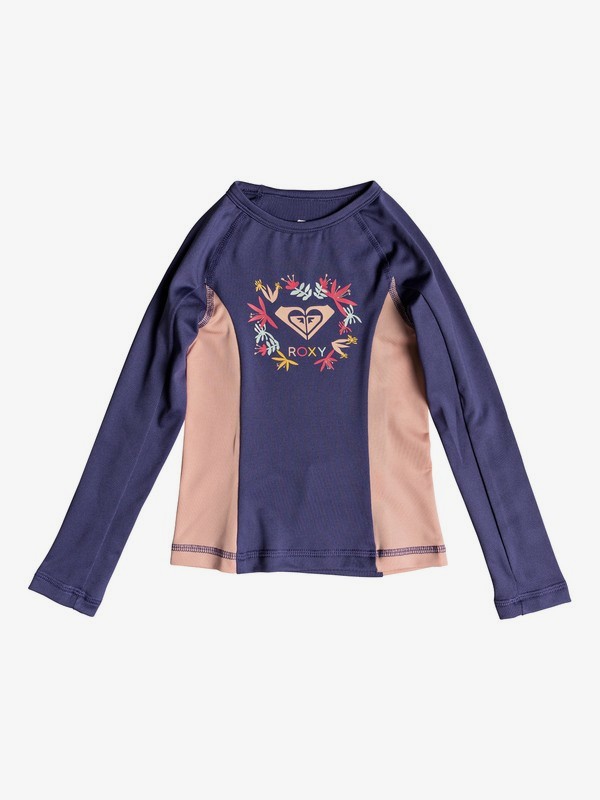 roxy, Simply ROXY - Licra de Manga Larga con Protección Solar UPF 50 para Chicas 2-7, DEEP COBALT (bre0) 0 Simply ROXY - Licra de Manga Larga con Protección Solar UPF 50 para Chicas 2-7 Azul ERLWR03071 Roxy