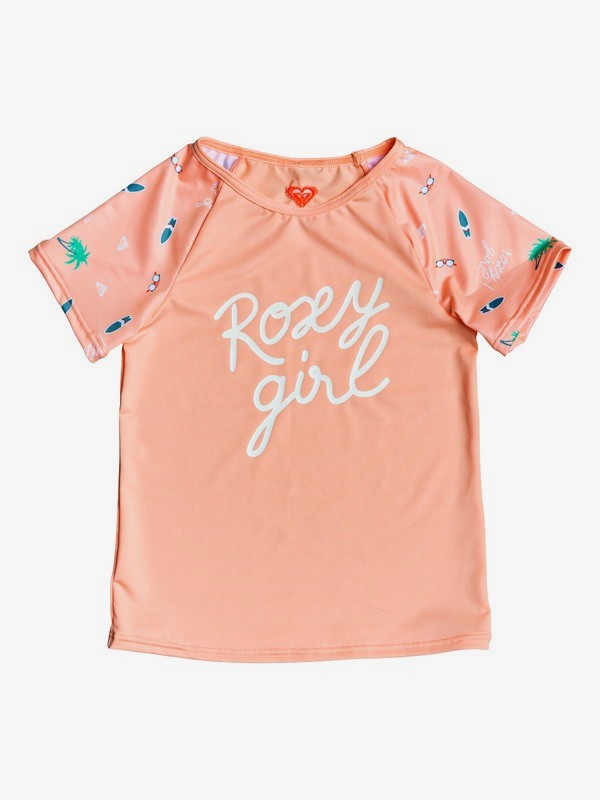 roxy, Salty But Sweet - Lycra manches courtes UPF 50 pour Fille 2-7 ans, SOUFFLE SUMMER HOBBIES SWIM (xmws) 0 Salty But Sweet - Lycra manches courtes UPF 50 pour Fille 2-7 ans Rose ERLWR03112 Roxy