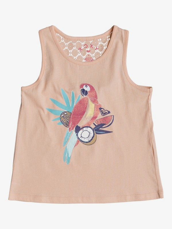 roxy, Peaceful Light The Parrot - Débardeur pour Fille 2-7 ans, TROPICAL PEACH (mdr0) 0 Peaceful Light The Parrot - Débardeur pour Fille 2-7 ans Rose ERLZT03121 Roxy