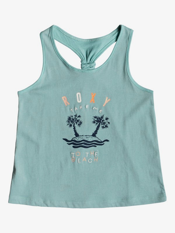 roxy, Girl's 2-6 Wish You Well B Tank Top, AQUIFER (bgw0) 0 Girl's 2-6 Wish You Well B Tank Top Blue ERLZT03196 Roxy