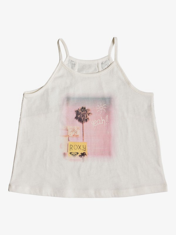 roxy, Girl's 2-6 Lonely Day B Strappy Top, MARSHMALLOW (wbt0) 0 Girl's 2-6 Lonely Day B Strappy Top White ERLZT03202 Roxy
