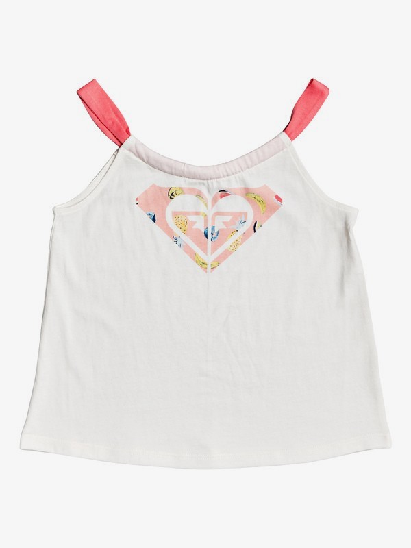 roxy, Girl's 2-6 Fall Day B Tank Top, MARSHMALLOW (wbt0) 0 Girl's 2-6 Fall Day B Tank Top White ERLZT03207 Roxy