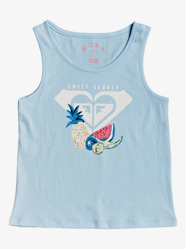 roxy, Girl's 2-6 Into The Sea B Tank Top, COOL BLUE (bzq0) 0 Girl's 2-6 Into The Sea B Tank Top Blue ERLZT03211 Roxy