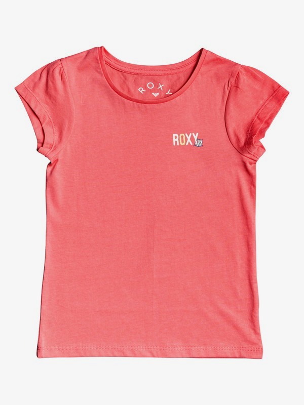 roxy, Girl's 2-6 Back To The Start B Cap-Sleeve Tee, SUNKIST CORAL (mjv0) 0 Girl's 2-6 Back To The Start B Cap-Sleeve Tee Pink ERLZT03214 Roxy