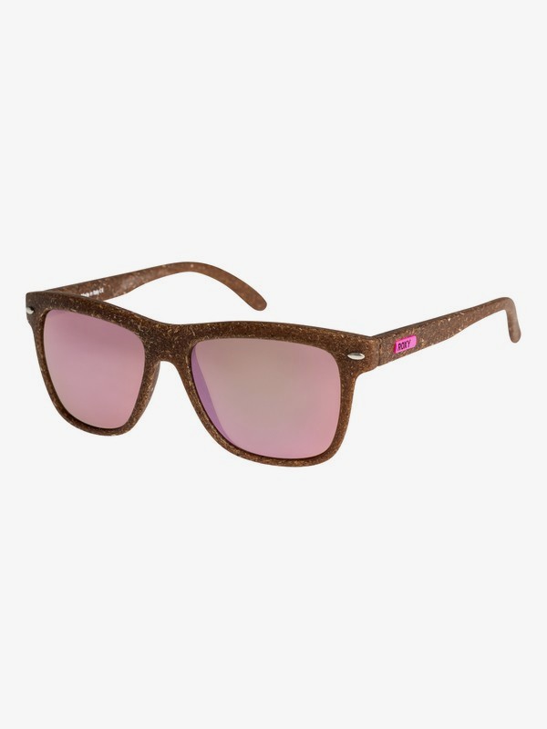 roxy, Miller - Lunettes de soleil pour Femme, MATTE WOODCHIPS BROWN/FLASH PI (xccm) 0 Miller - Lunettes de soleil pour Femme Marron ERX5155 Roxy
