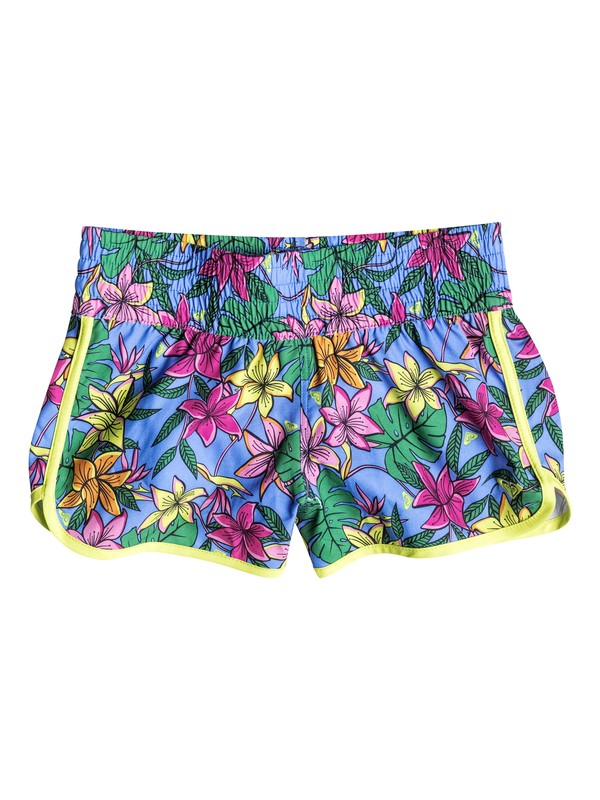 roxy, Girl's 7-14 Hot Tropics Boardshorts, Blue Bonnet-6 (bjv6) 0 Girl's 7-14 Hot Tropics Boardshorts RRF55487 Roxy
