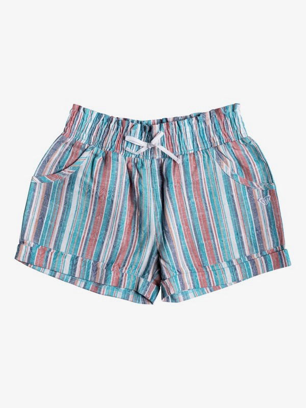 roxy, Girls 7-14 Bahama Bay Shorts, Bright White (wbb0) 0 Girls 7-14 Bahama Bay Shorts RRM65177 Roxy