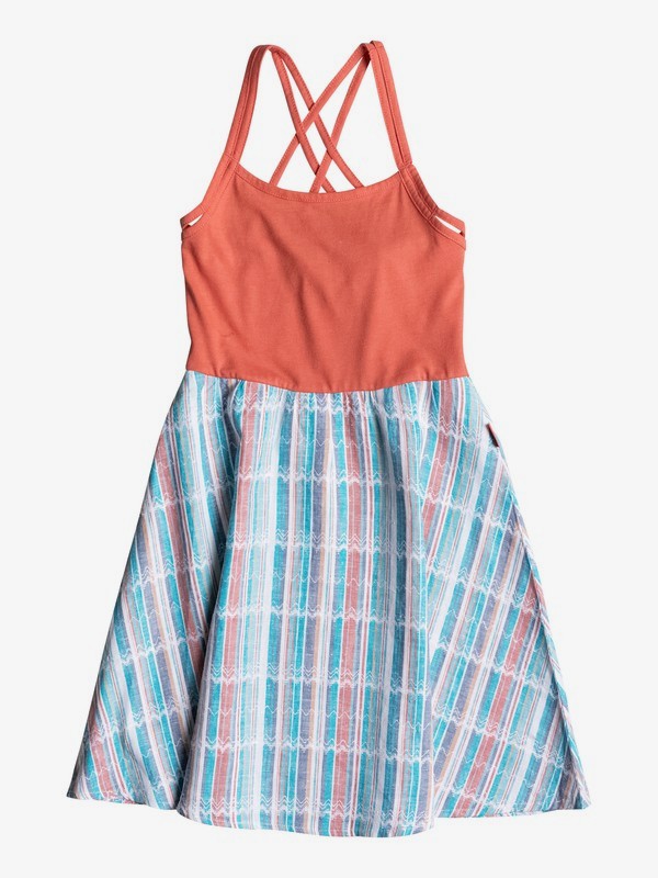 roxy, Girls 2-6 Maui Beach Dress, Living Coral - Solid (mjl0) 0 Girls 2-6 Maui Beach Dress RRM68136 Roxy