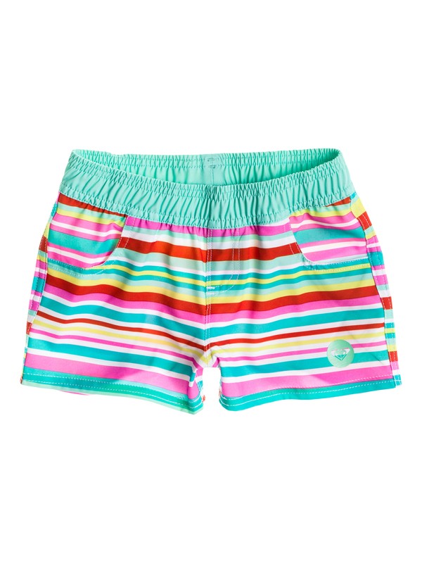 roxy, Girl's 2-6 Surfs Up 2" Inseam Boardshort, Ceramic - Stripe_1 (blw3) 0 Girl's 2-6 Surfs Up 2" Inseam Boardshort RRS55226 Roxy
