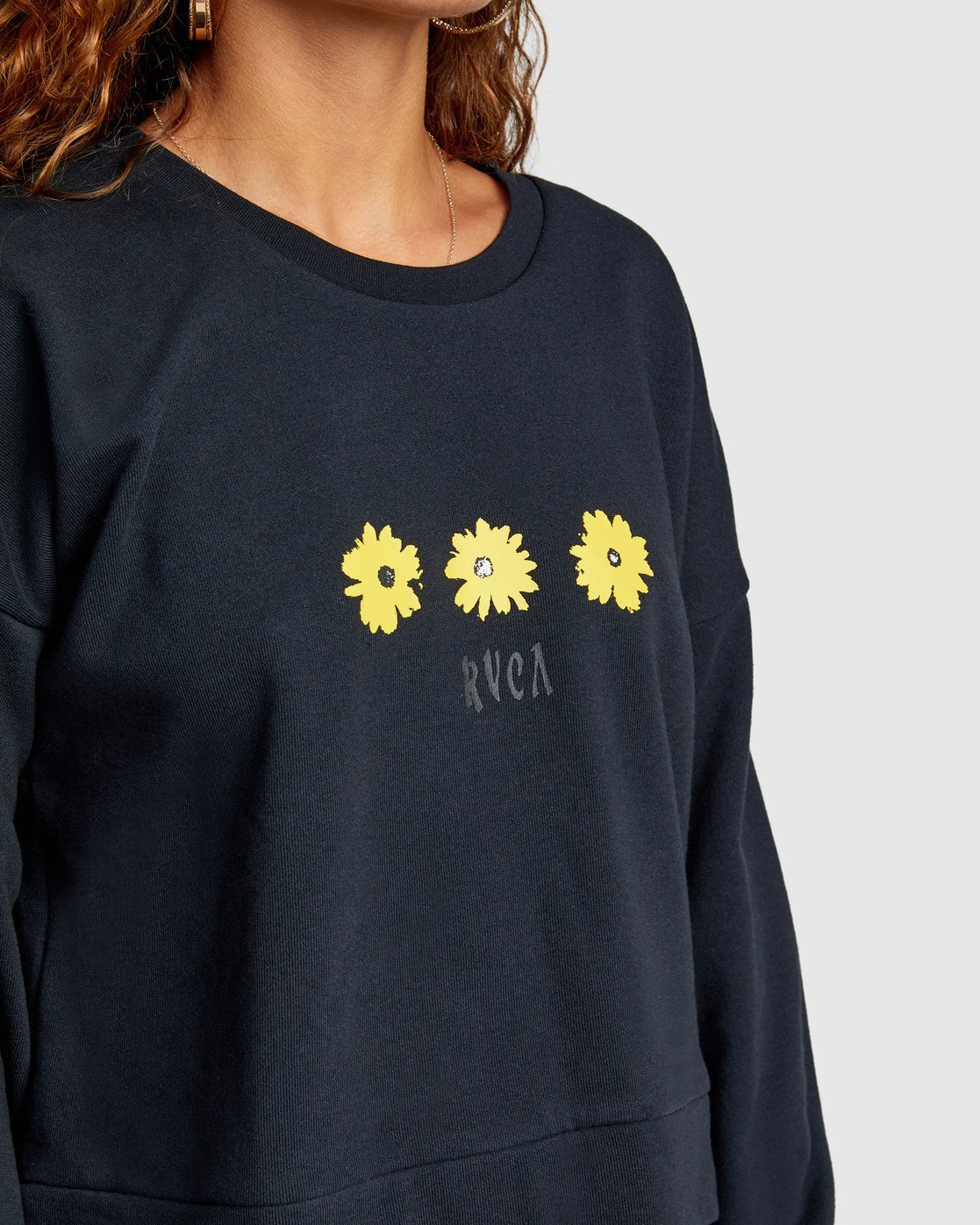 Download WILDFLOWER CREW SWEATSHIRT 194687215113 | RVCA