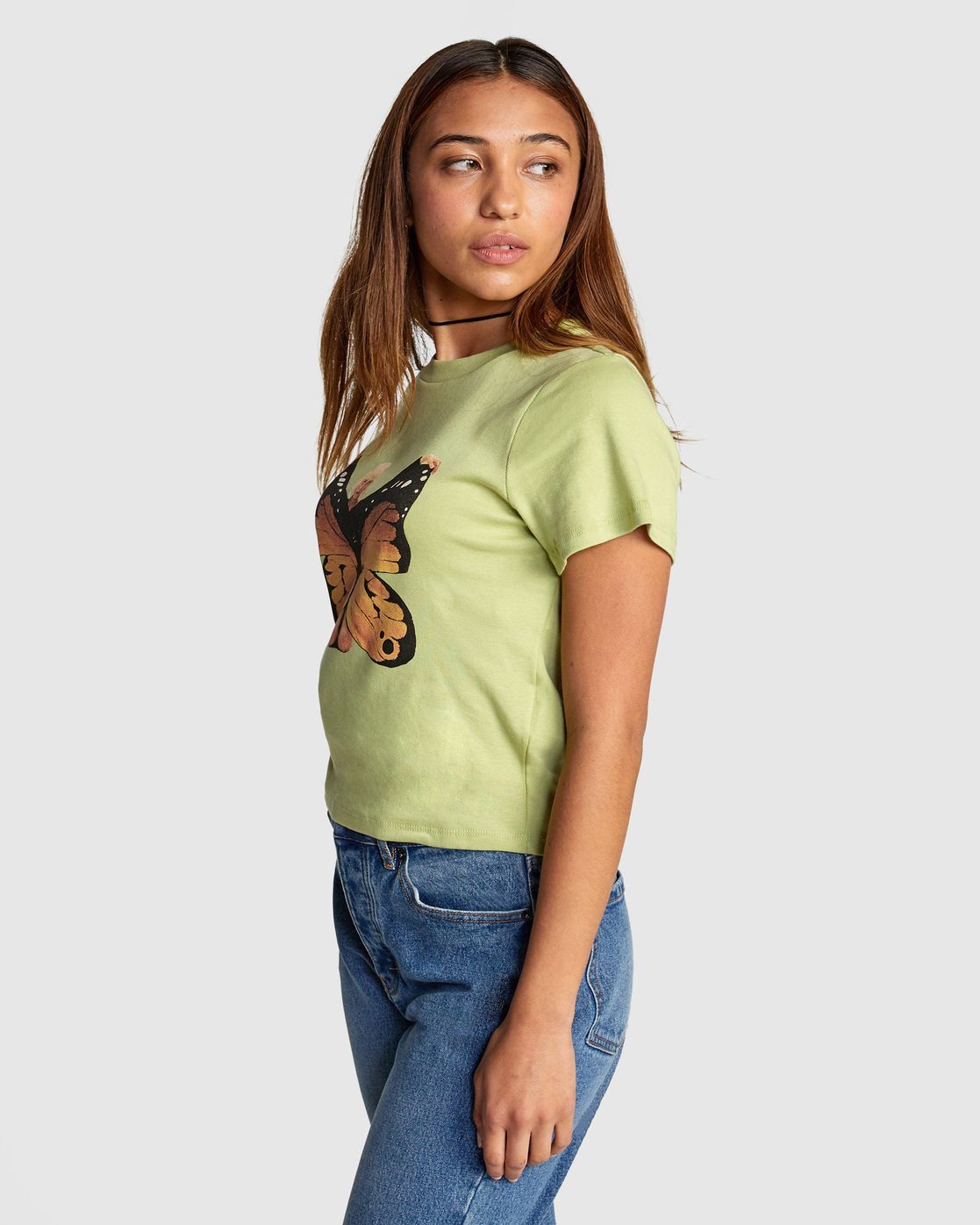 rvca butterfly shirt