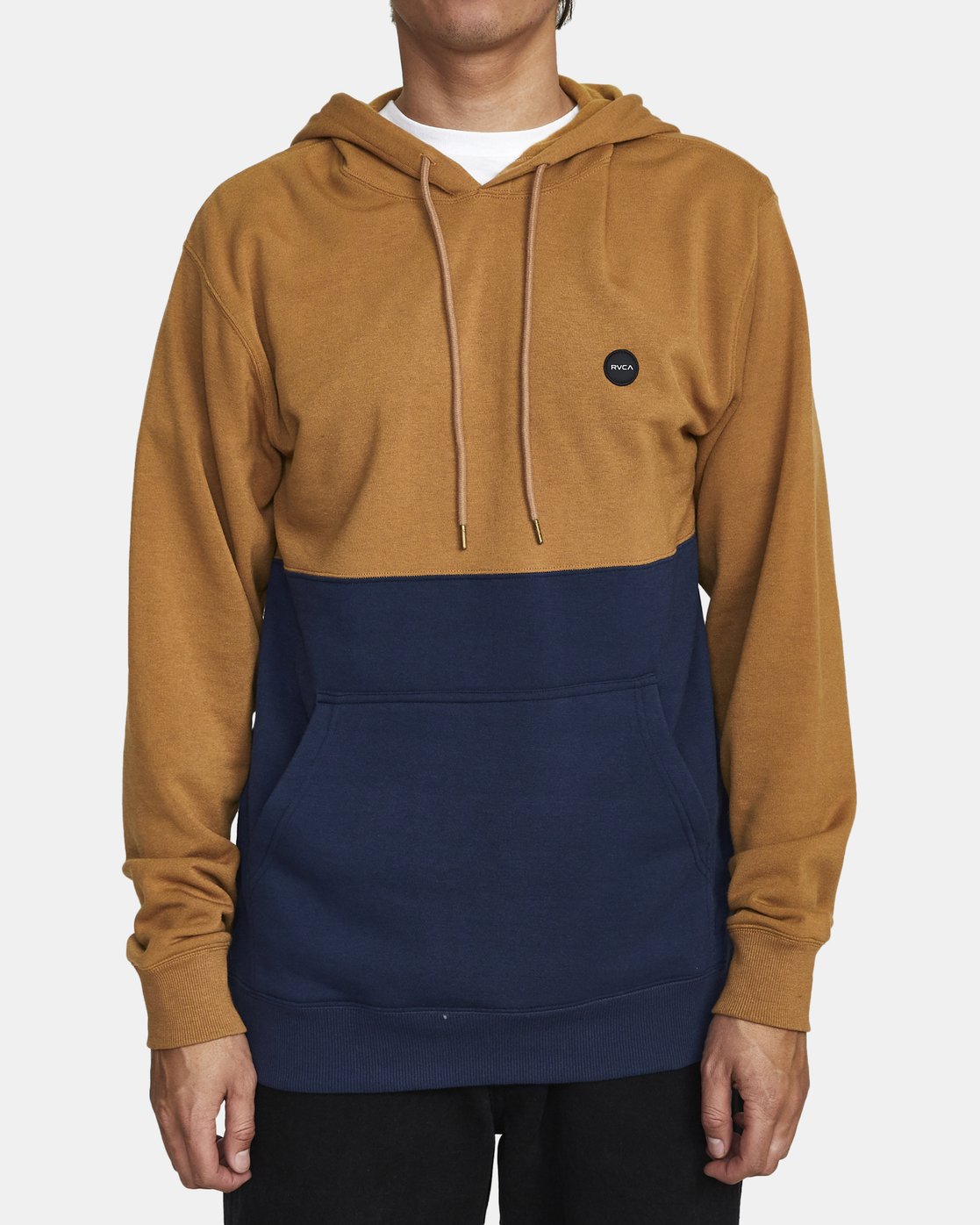 rvca tan hoodie