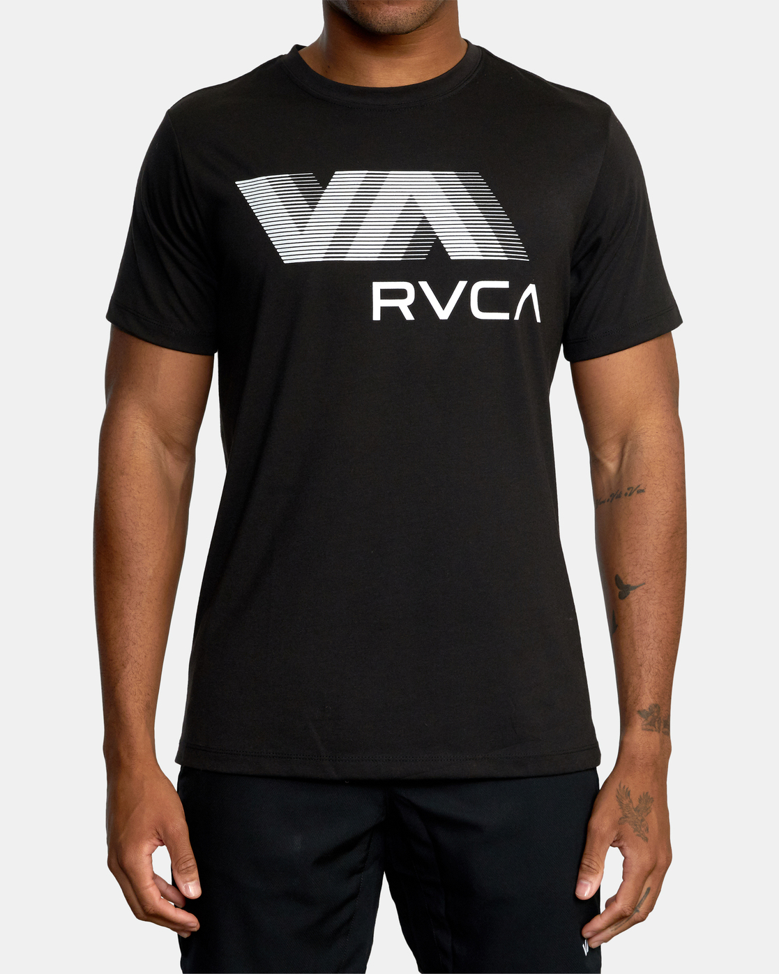 VA RVCA BLUR SHORT SLEEVE PERFORMANCE TEE AVYZT00189 RVCA