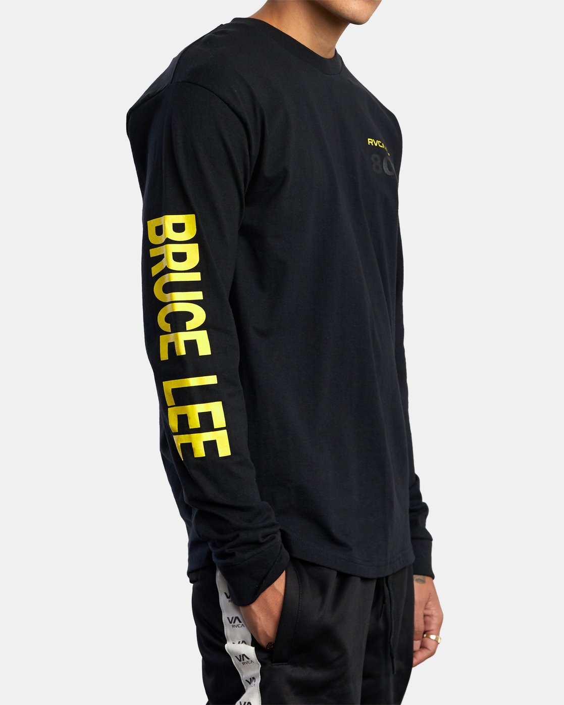 BRUCE LEE AS YOU THINK LONG SLEEVE TEE 194687182163 | RVCA