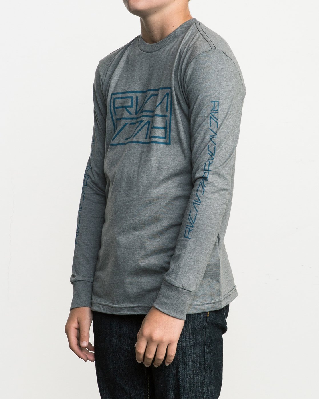 RVCA Boys Big Reflector Long Sleeve Tee