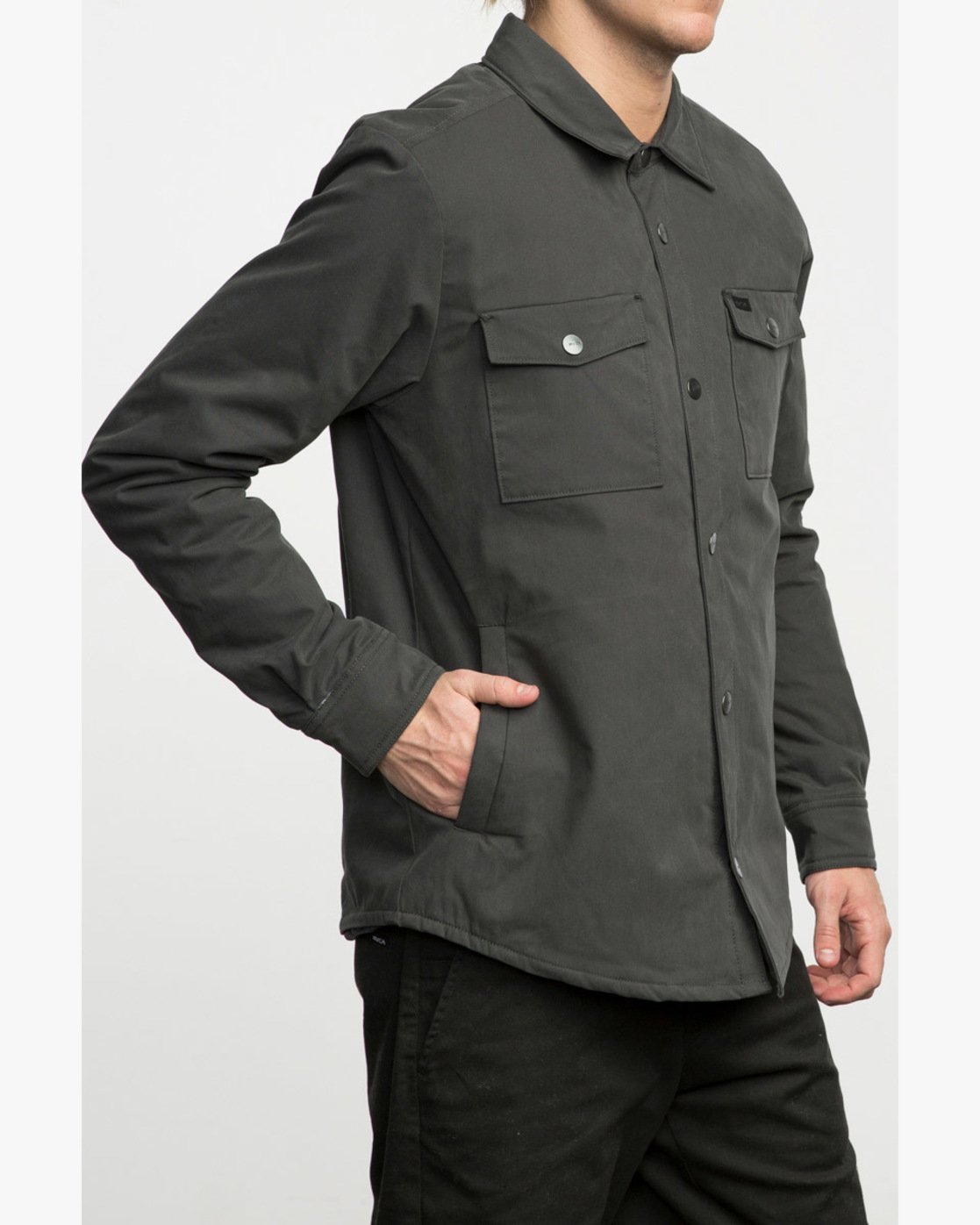 2 OFFICERS SHIRT JACKET  F1JKRCRVF7 RVCA