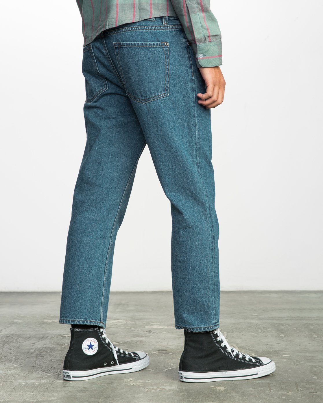 4 FLOOD DENIM NO WAVE  F1PNRERVF7 RVCA