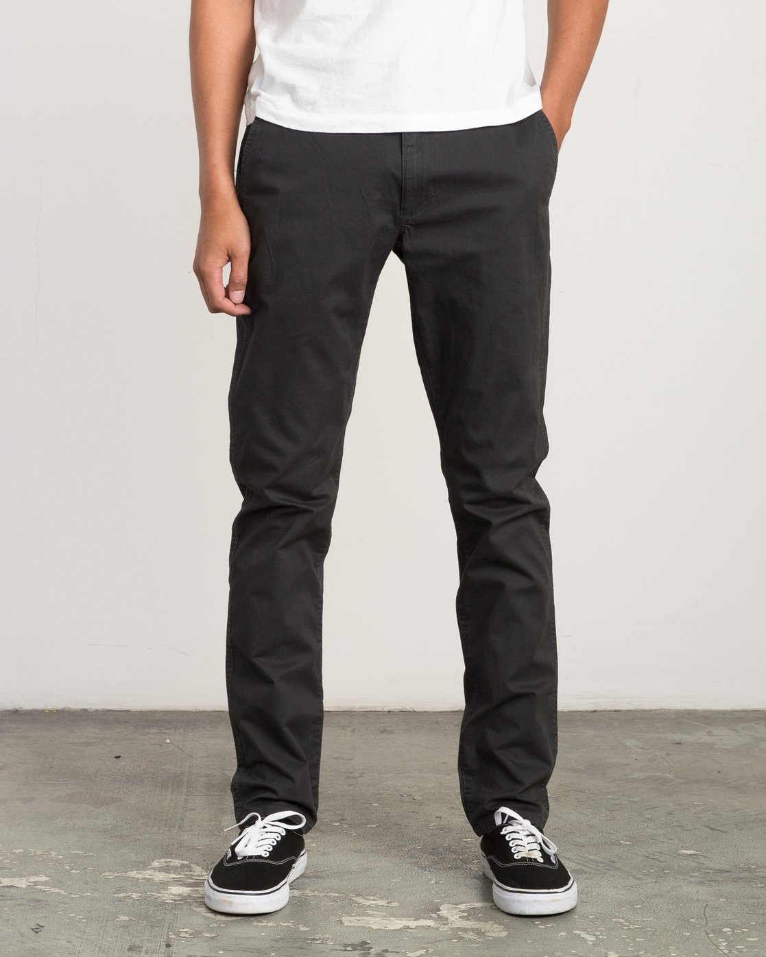 mens black chinos