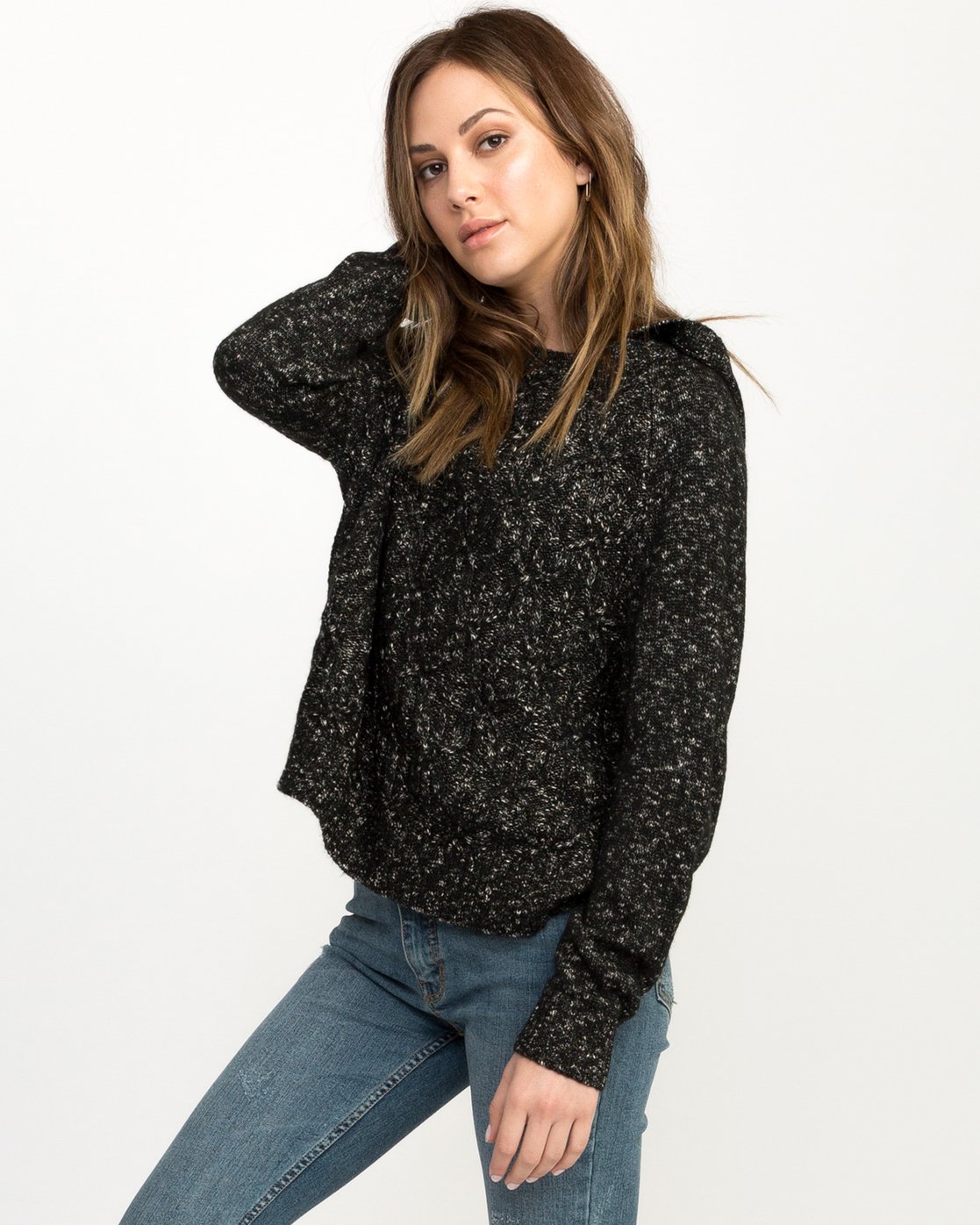 RVCA Womens Snitty Hooded Sweater