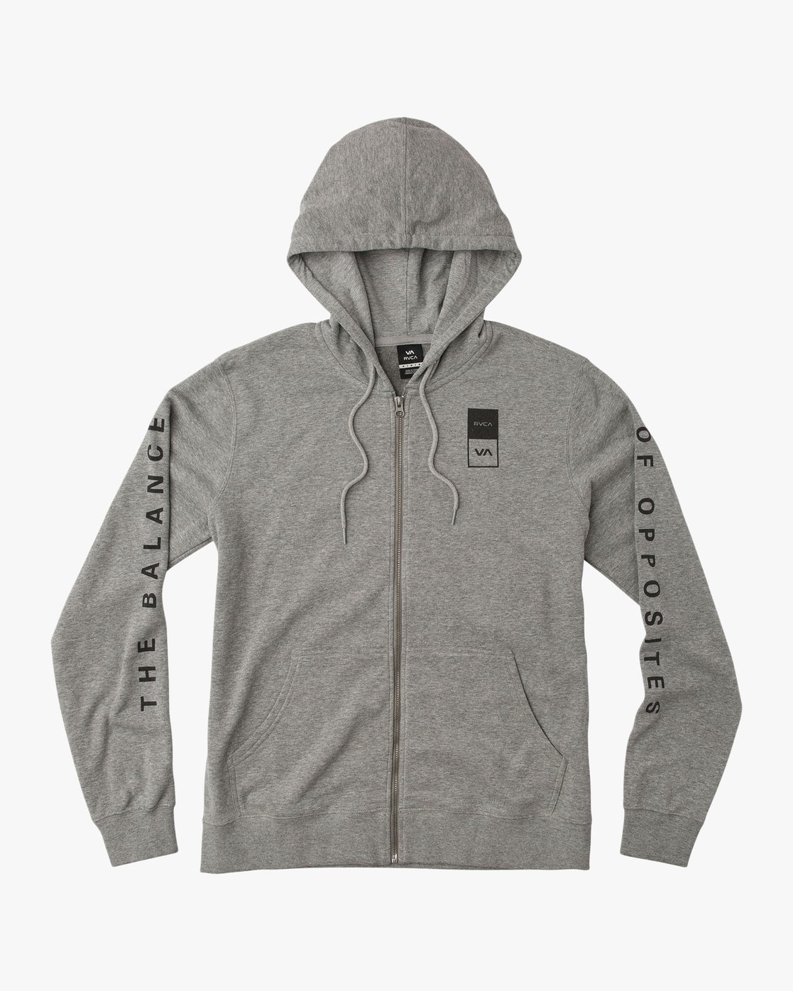 rvca hoodie grey