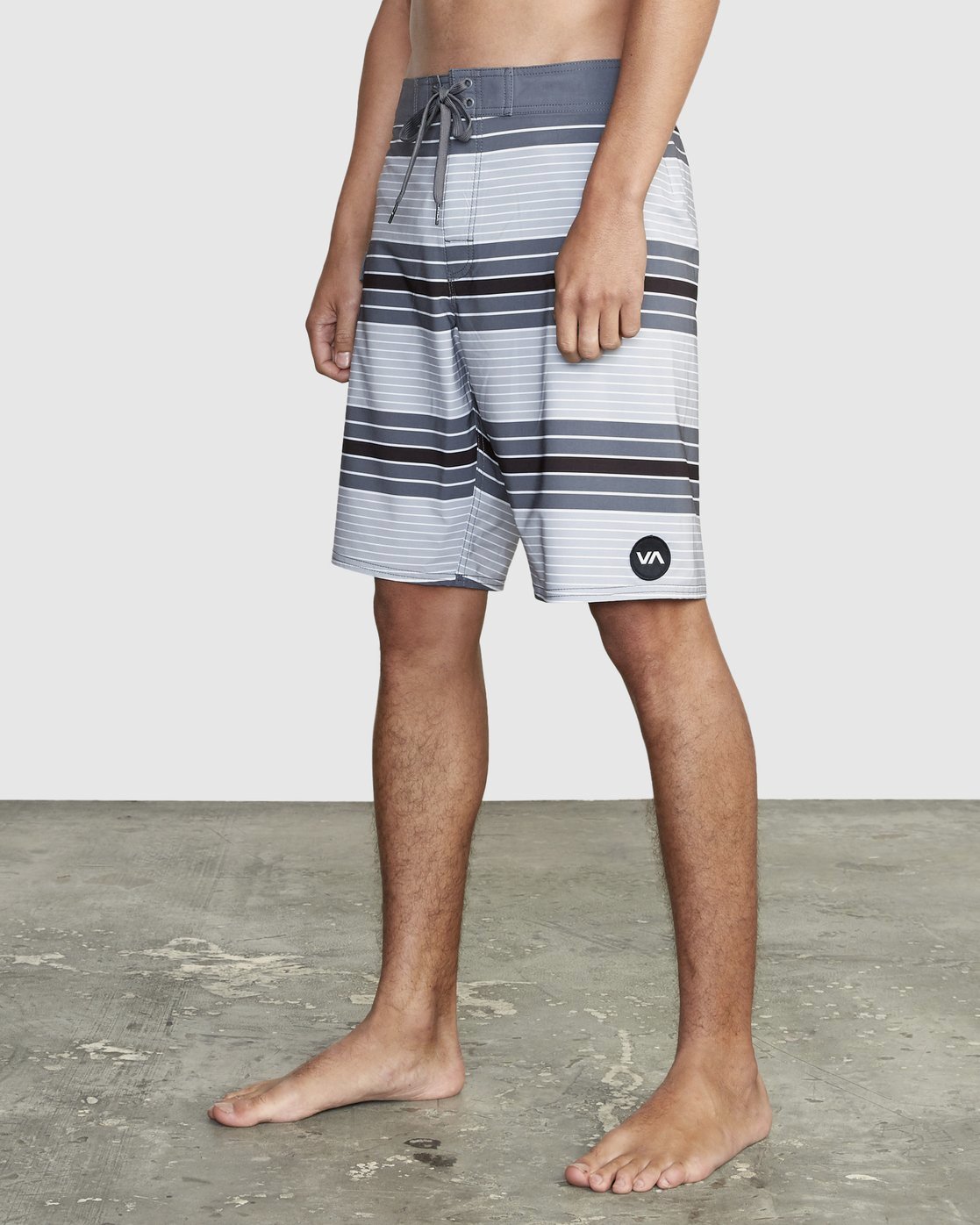 RVCA Mens Uncivil Stripe Trunk