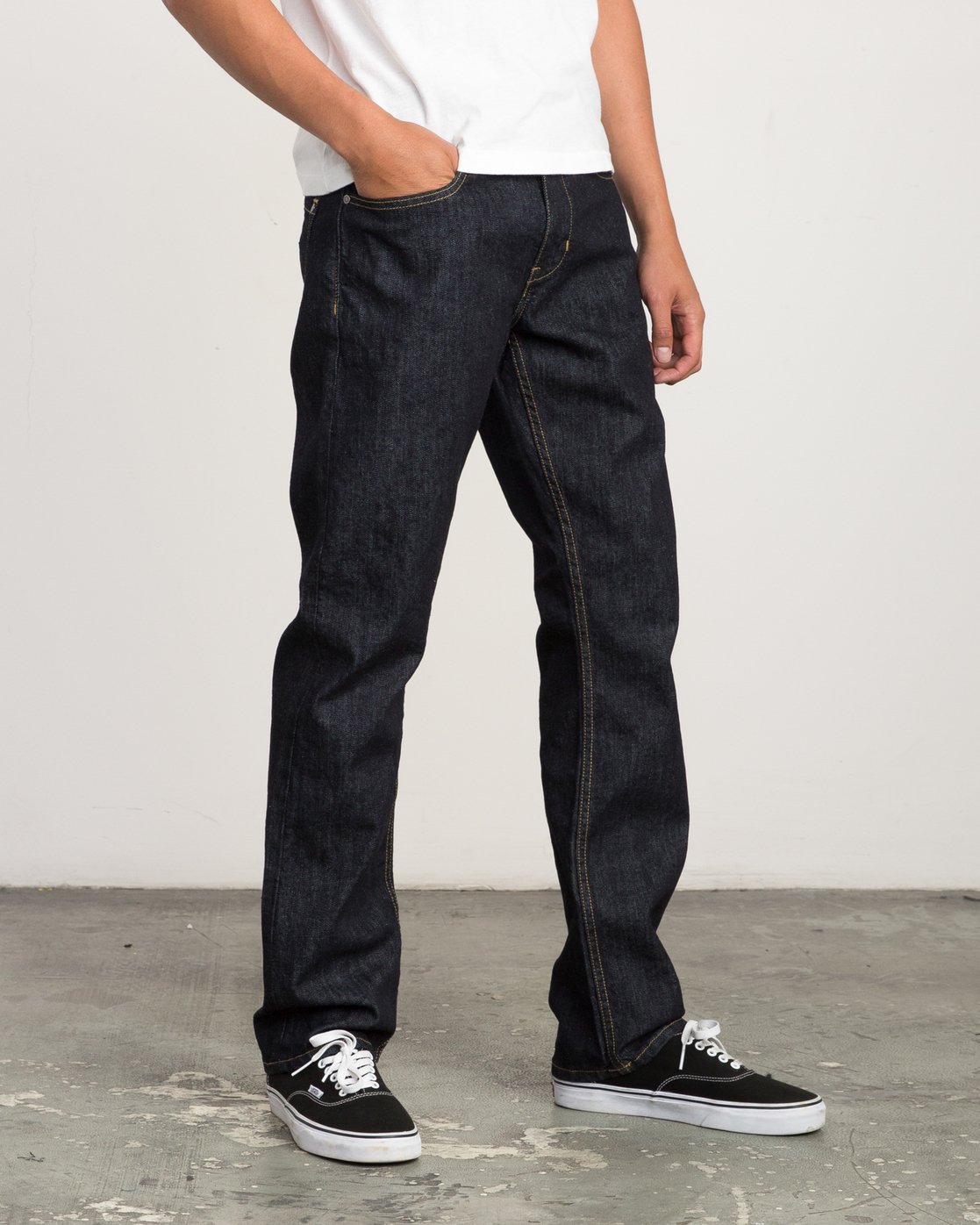stay rvca straight fit pants