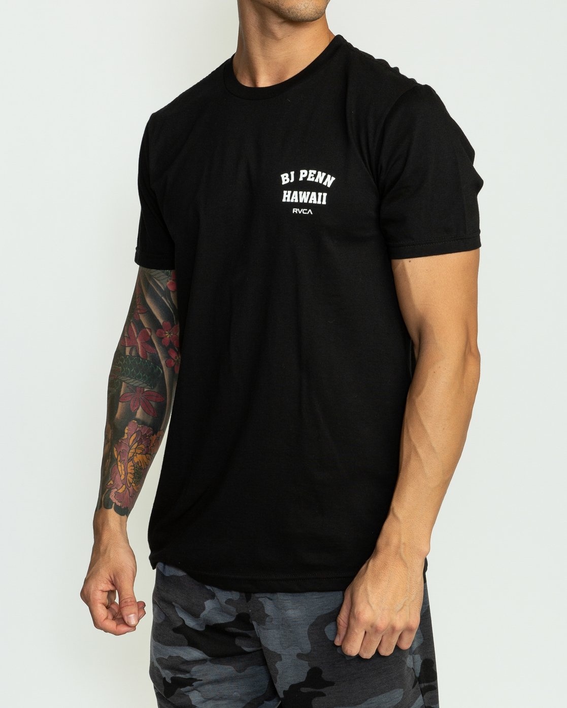 BJ Penn Square Up T-Shirt 190235739124 | RVCA