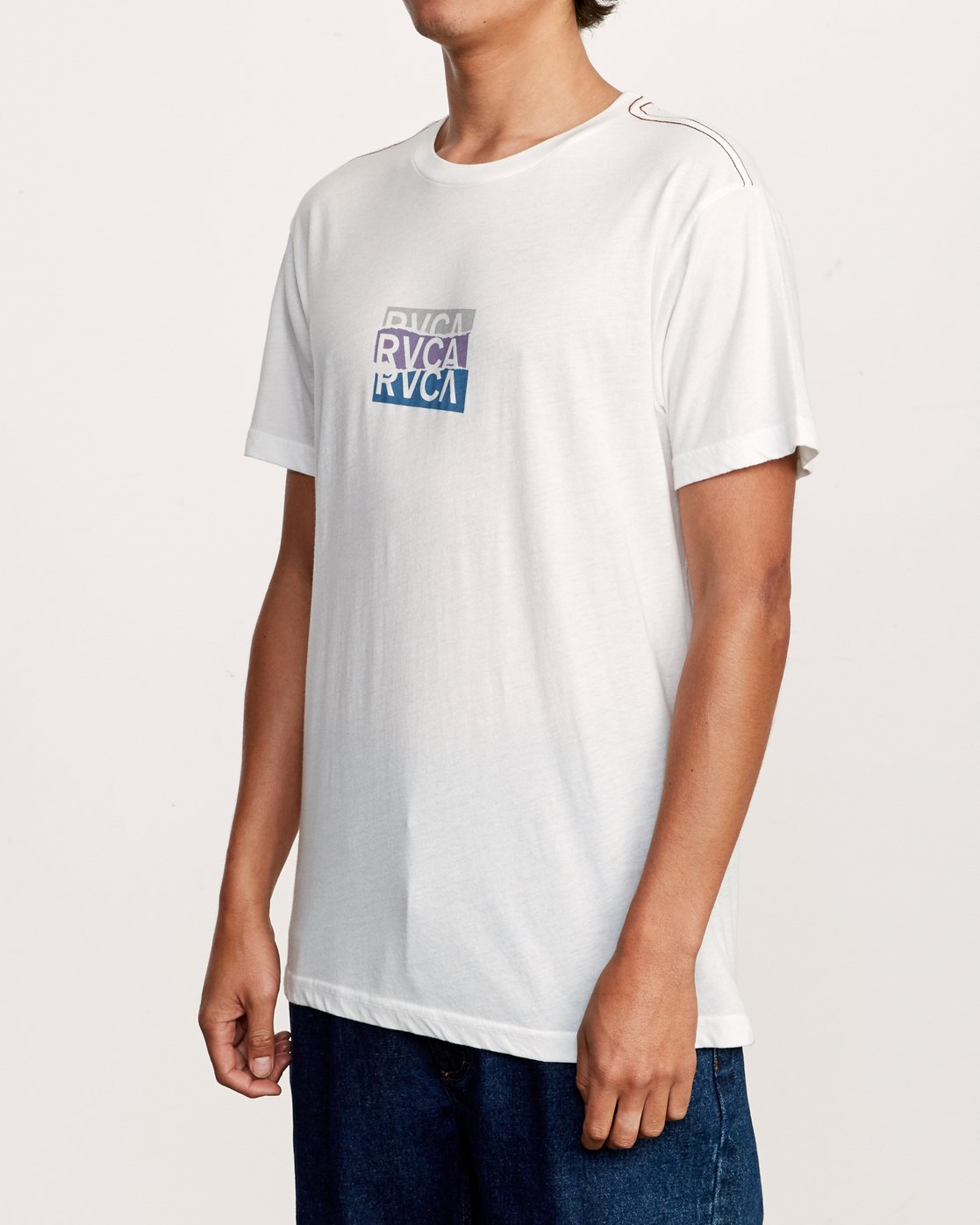 rvca shirt white