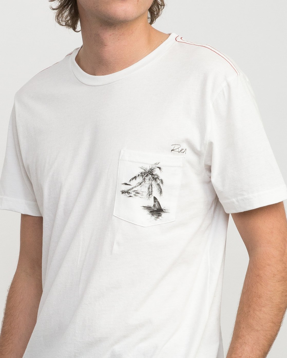 Rvca shark shirt Clearance