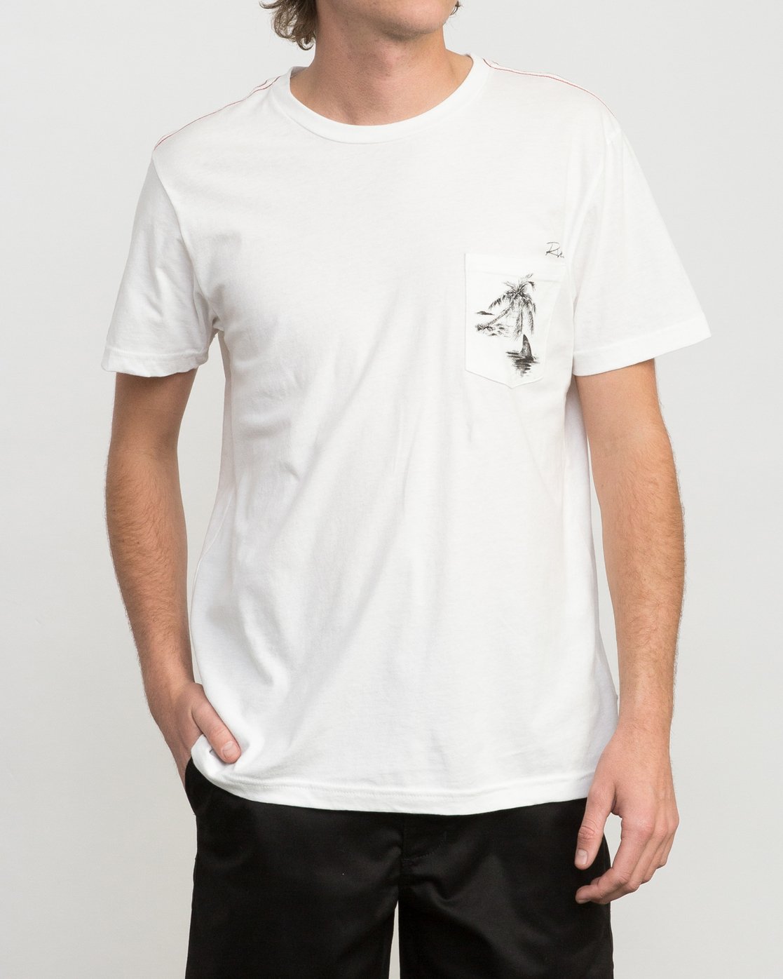 Rvca shark shirt Clearance