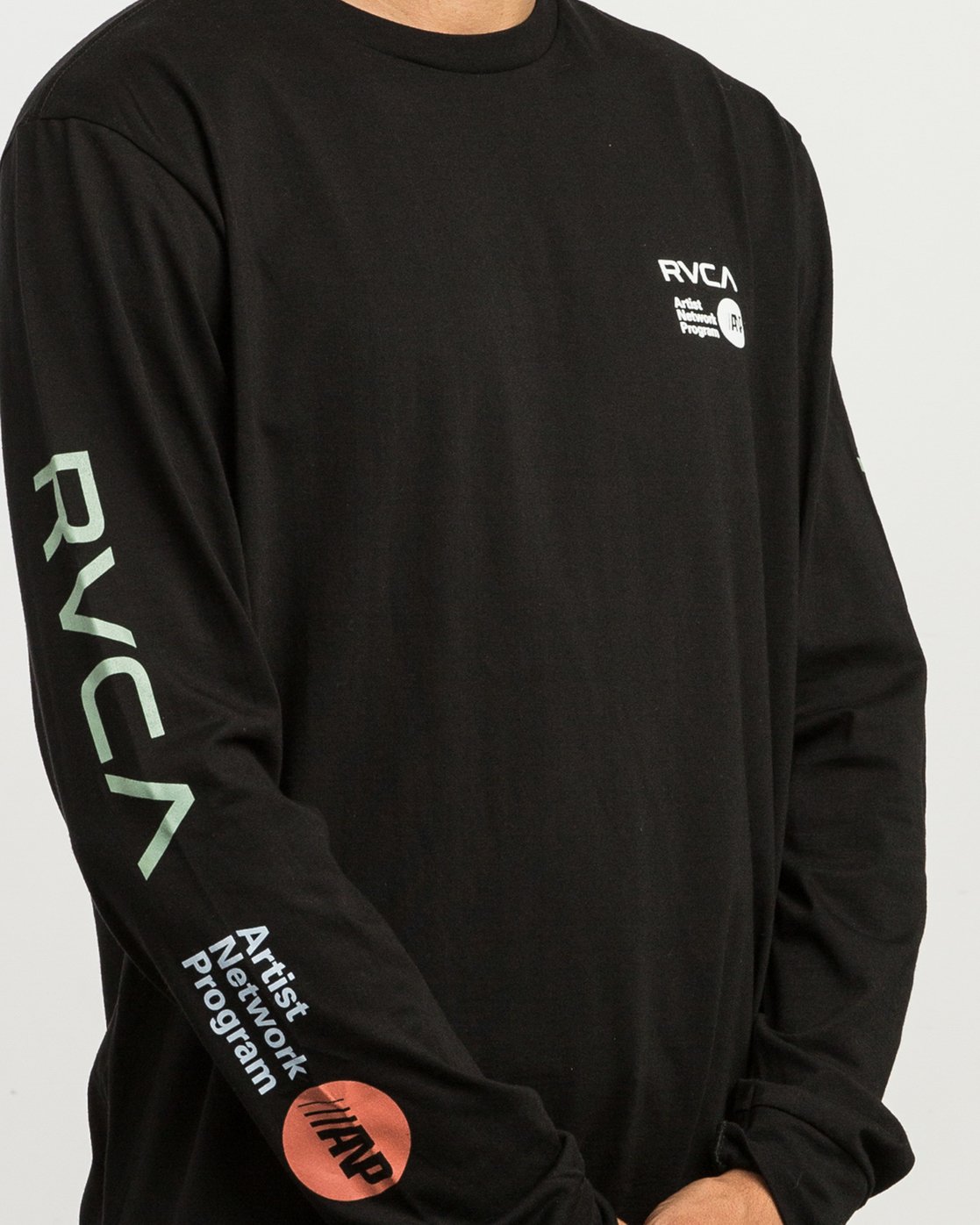 rvca long sleeve black