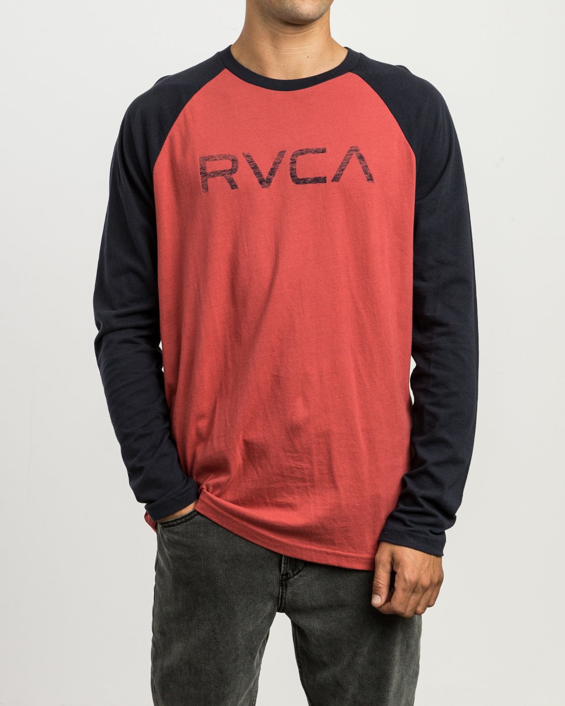 rvca baseball tee