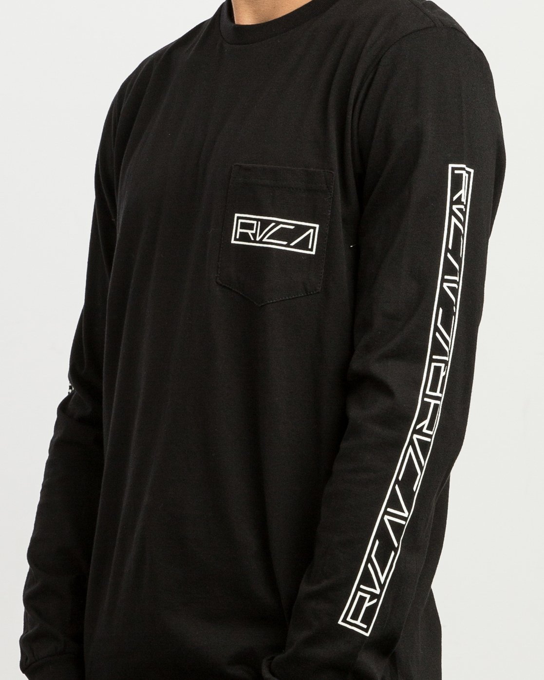 rvca long sleeve black