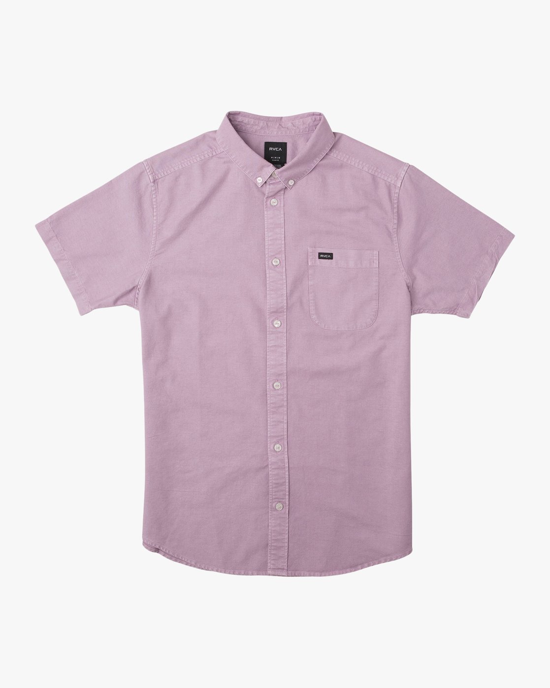 rvca slim fit button up