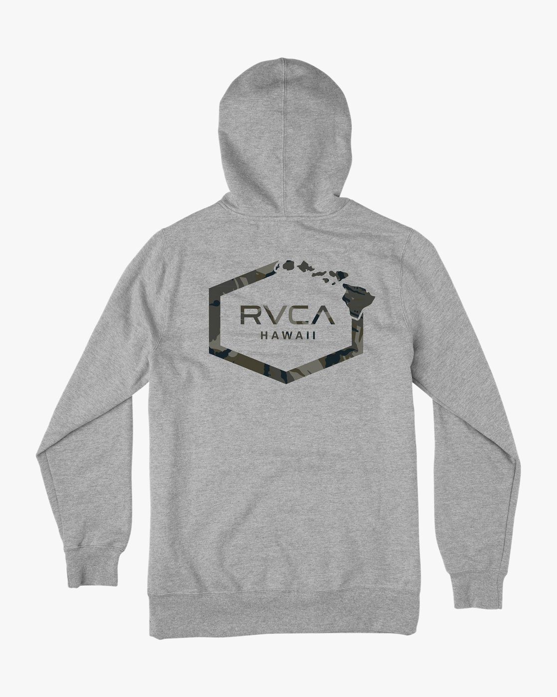 rvca hoodie grey