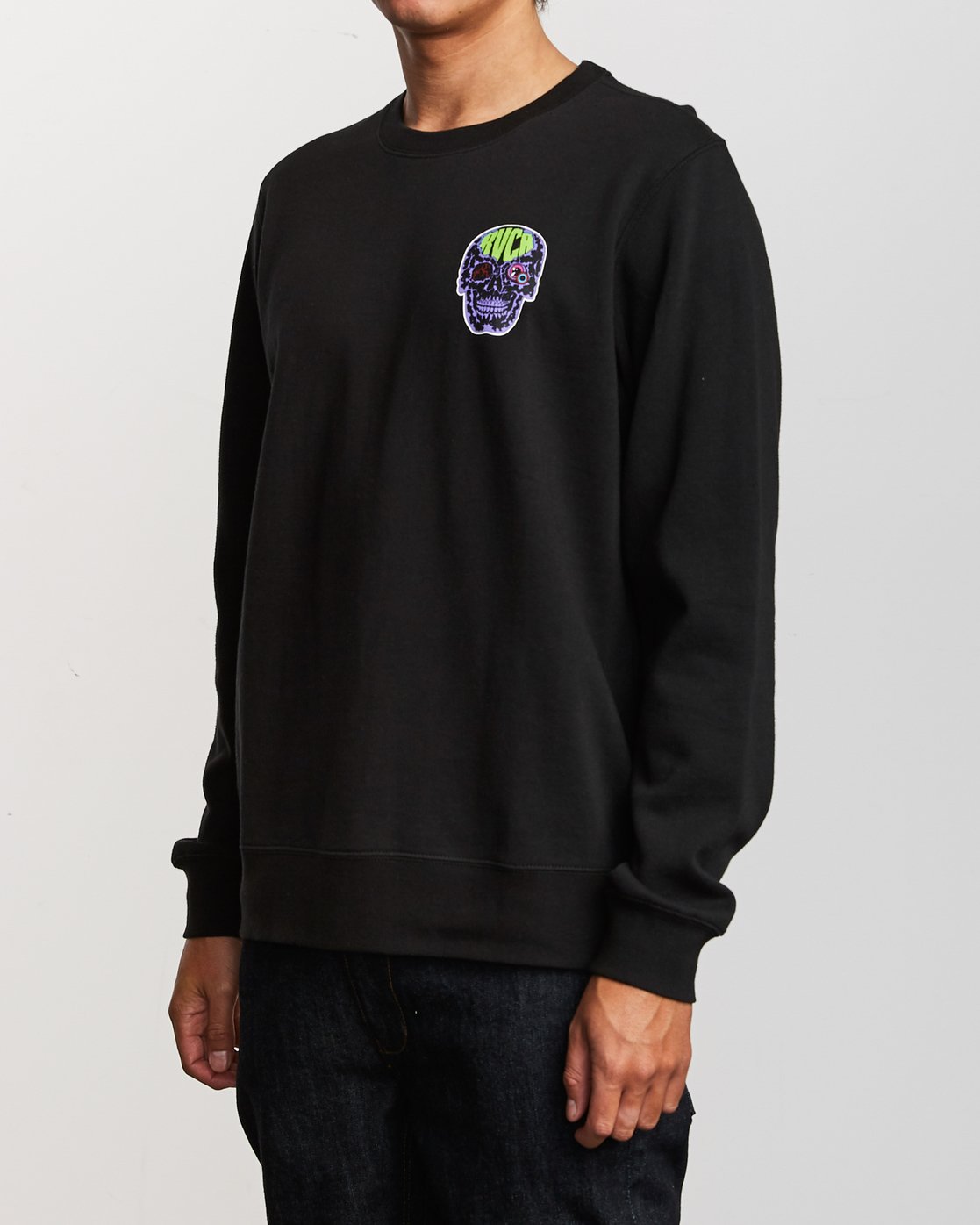 rvca crew neck sweater