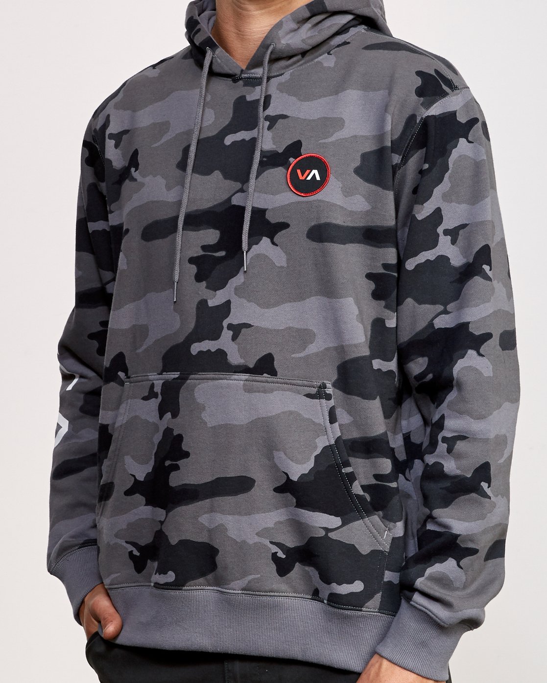 rvca camo hoodie