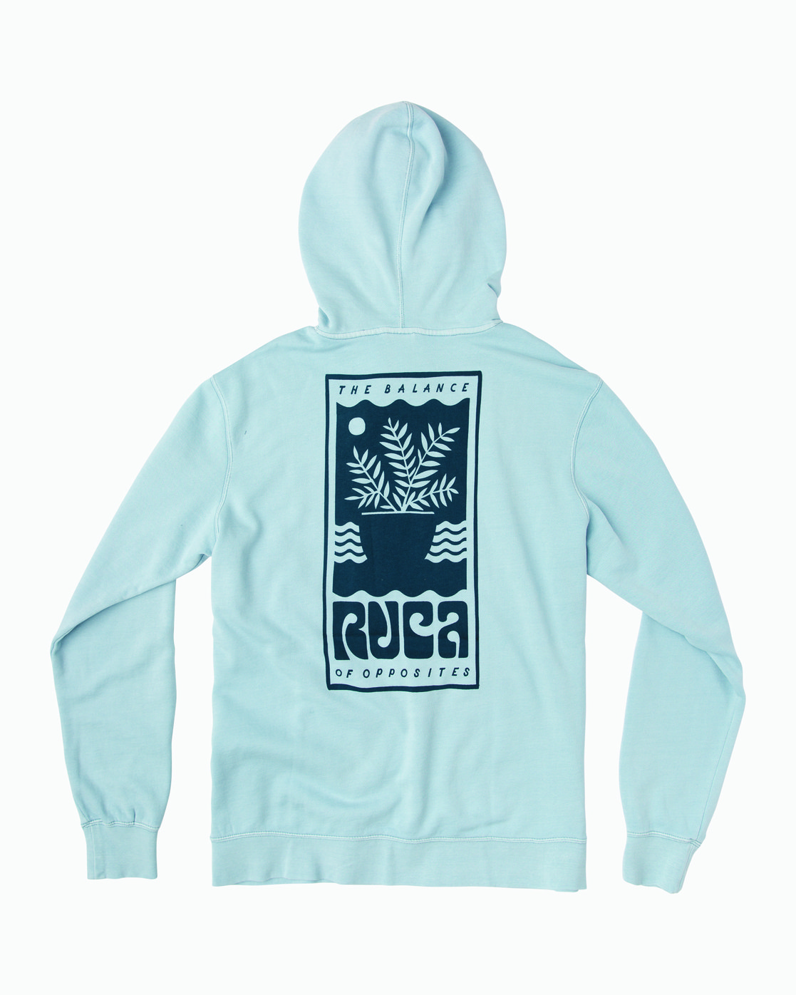 rvca blue hoodie