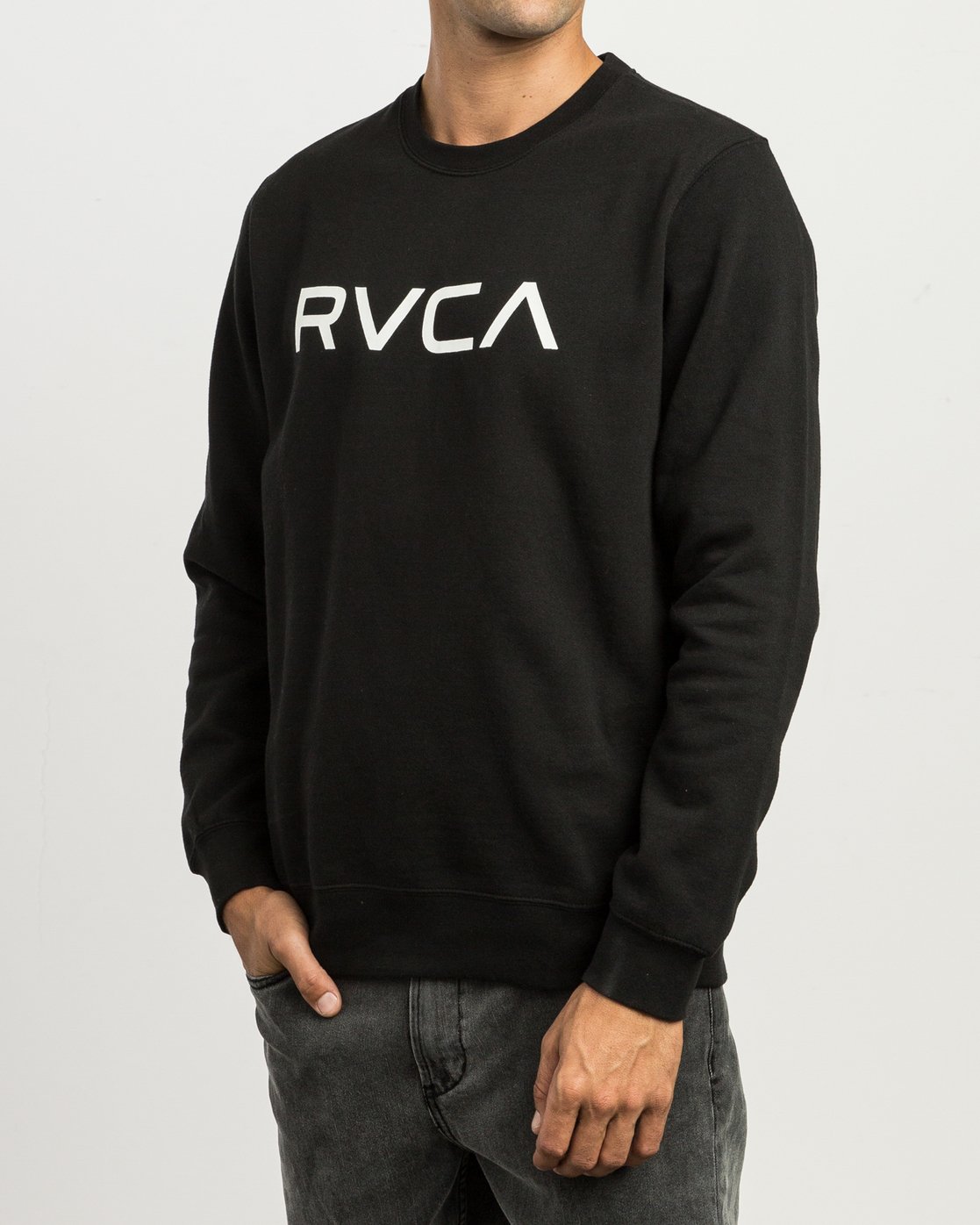 rvca crew neck sweater