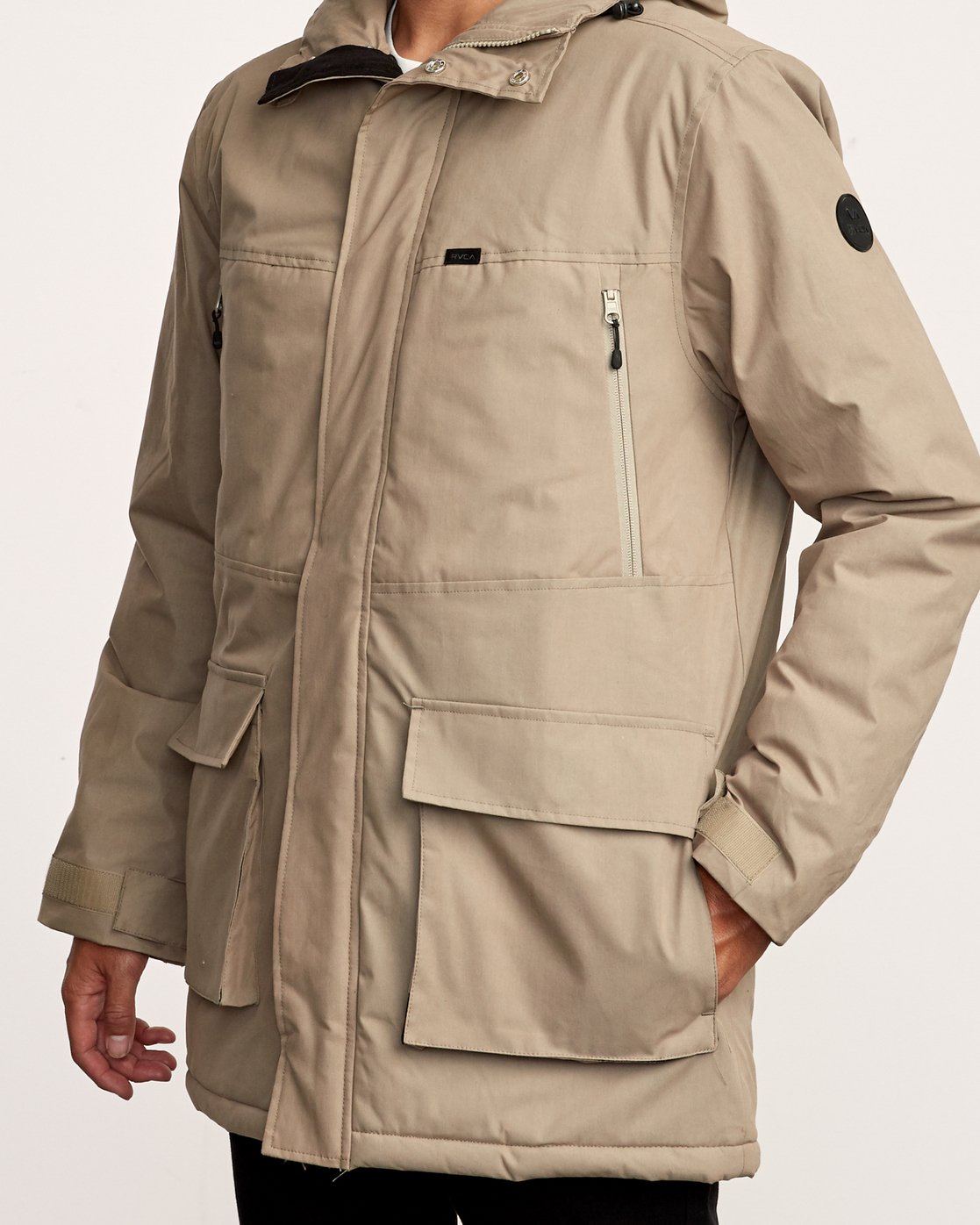 parka coat grey