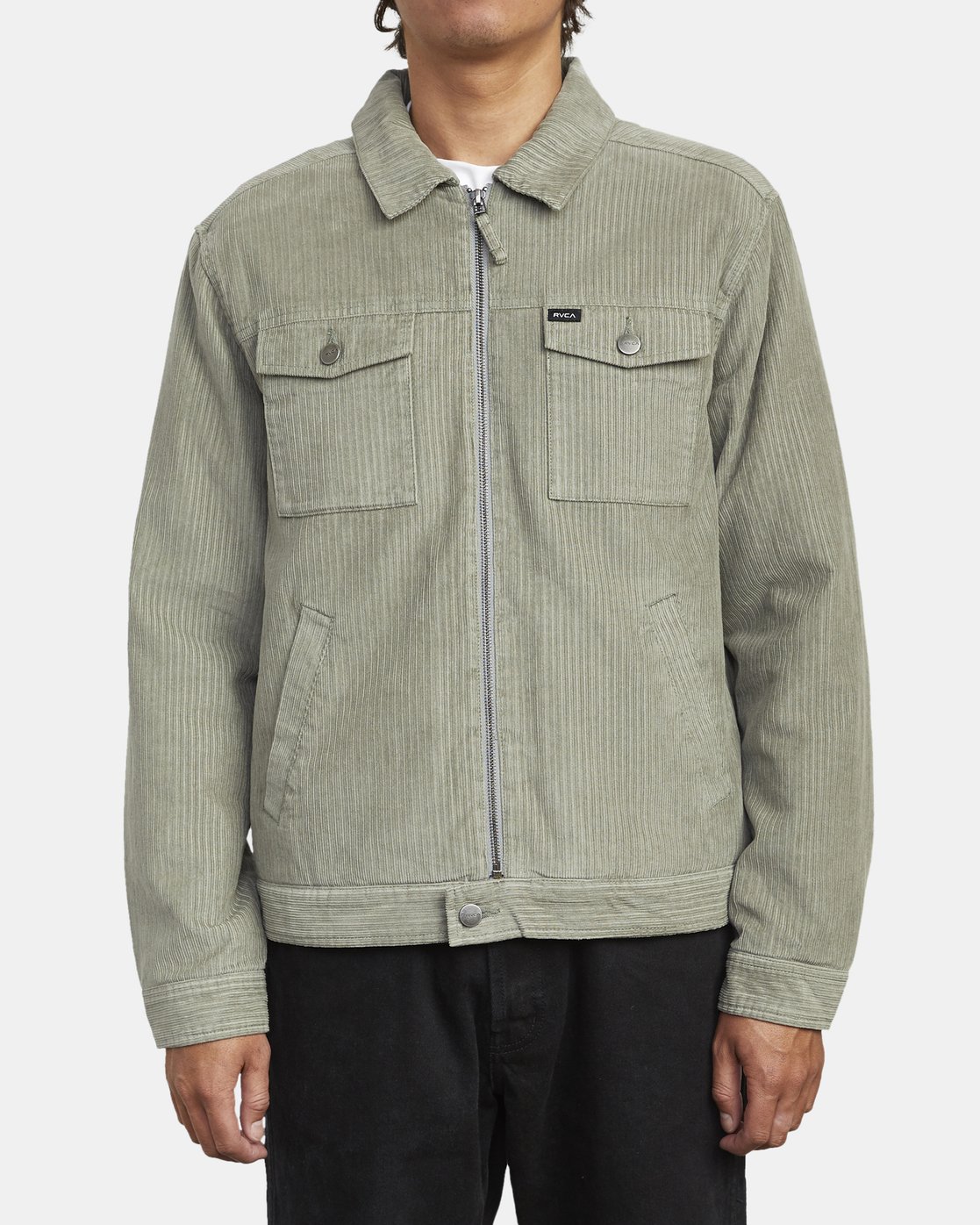 trucker jacket green