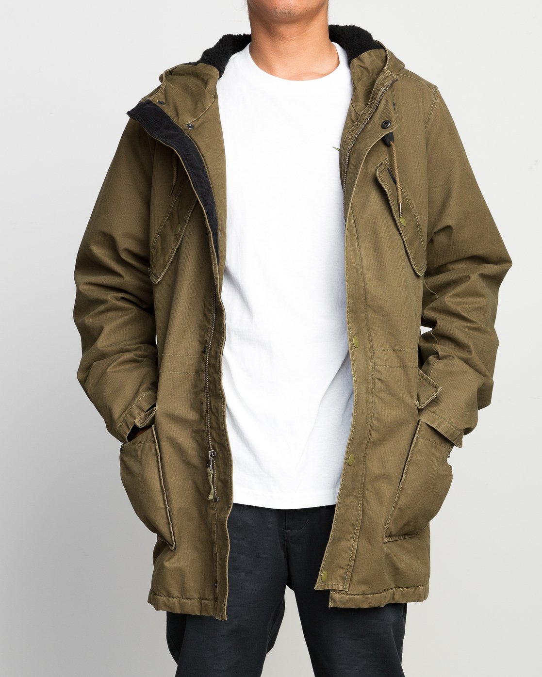 rvca no boundaries parka